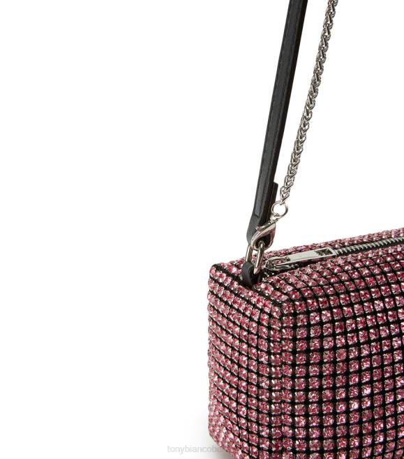 Bling Heels| de Tony Bianco Frauen Moma Mini-Handtaschen rosa Kristall 4624313